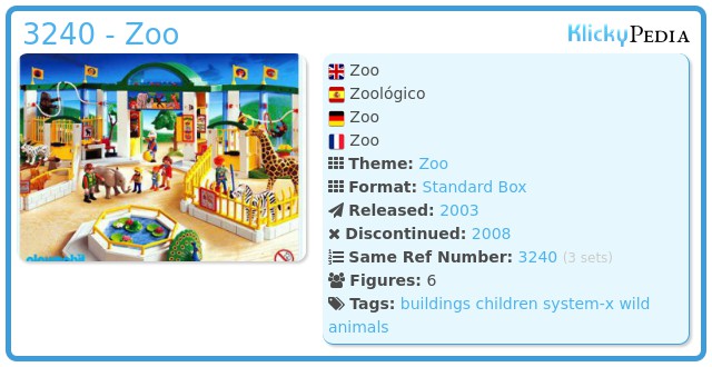playmobil zoo 3240 instruction manual