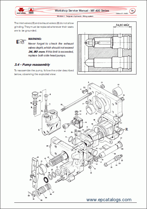 massey ferguson 41 sickle mower parts manual
