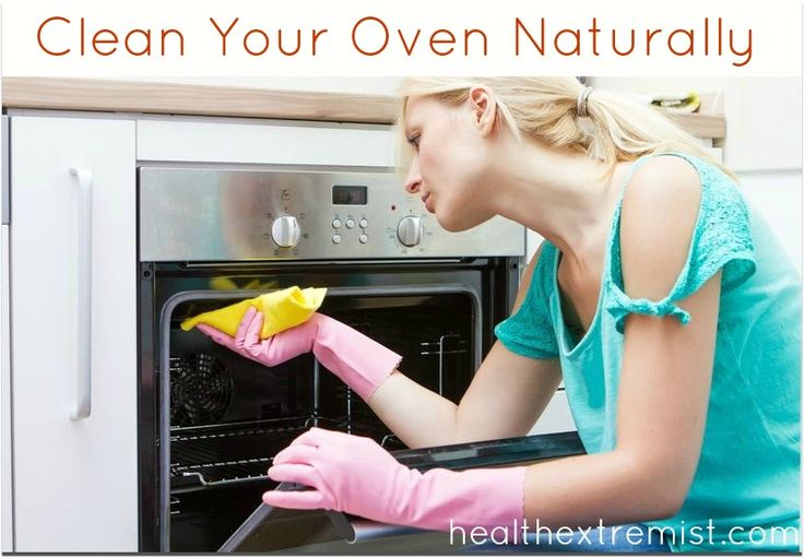 how to clean a self cleaning oven manually with chemicals