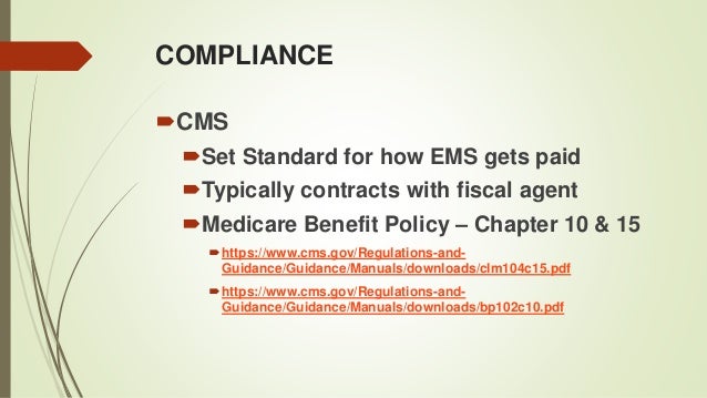 medicare benefit policy manual chapter 4
