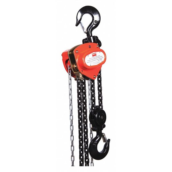 dayton 2 ton electric chain hoist manual
