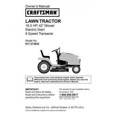 sears 944 lawn mower manual