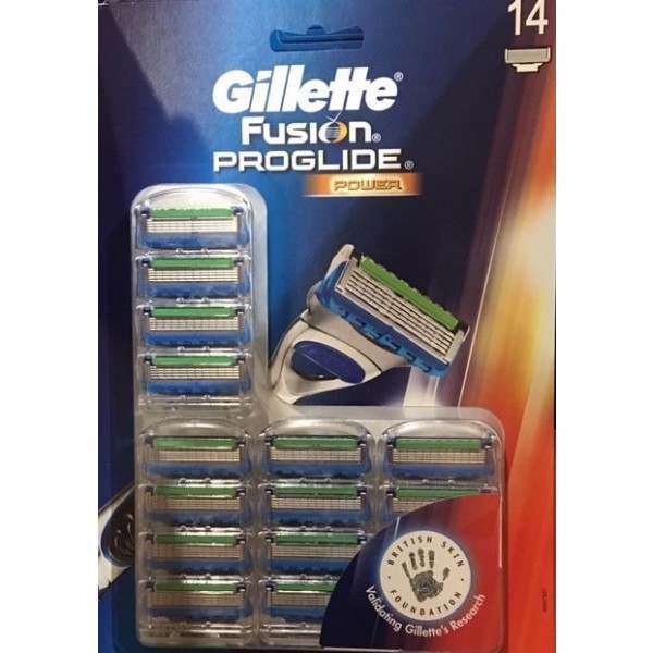 gillette fusion proglide manual blades 8 pack