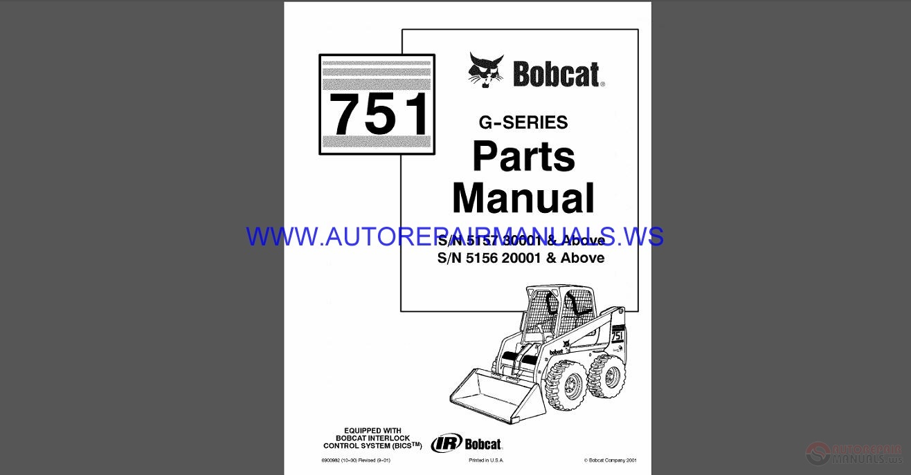 bobcat 753 parts manual download