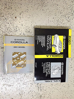 2005 toyota echo factory service manual set original shop repair