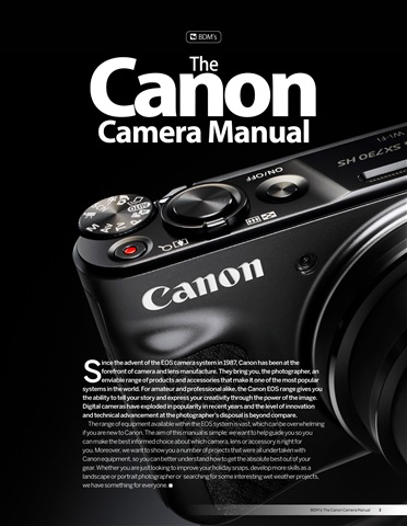 the canon camera manual magazine