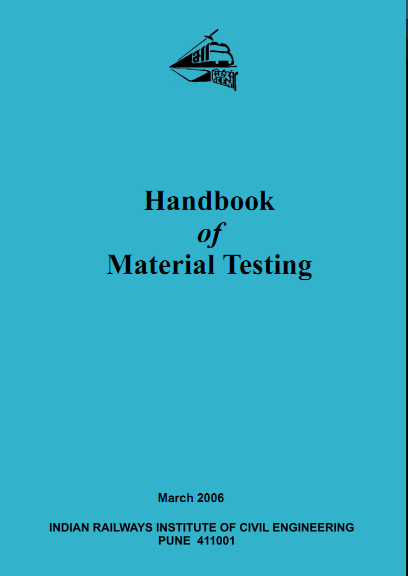 concrete material testing manual pdf