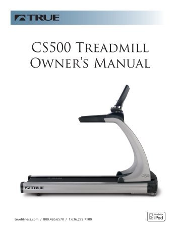 cybex 600 cardio treadmill manual