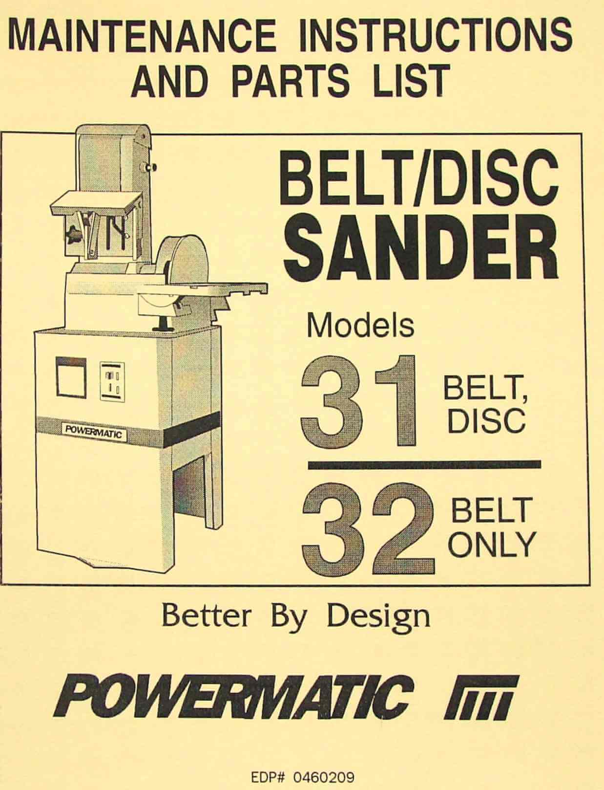 ryobi belt sander instruction manual